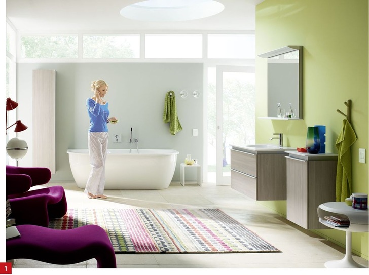 Individualismus in der Einrichtung ist gefragt. Möbel und Accessoires aus den 20er- bis 70er-Jahren halten auch im Bad Einzug.