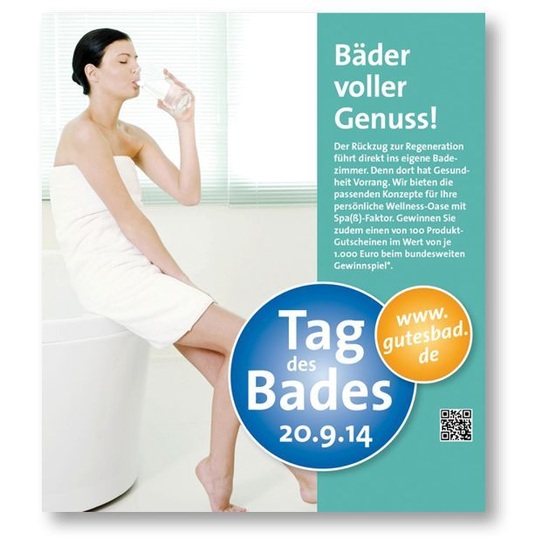 Mitmachen, nicht zuschauen! Unter der Überschrift „­Bäder voller Genuss“ bleibt beim diesjährigen Tag des Bades viel Spielraum für Ideen.