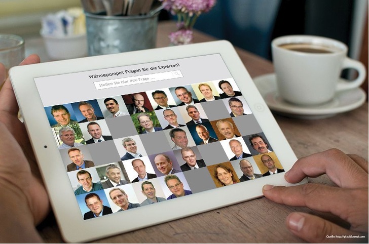 Rund ein Dutzend Experten beantworten am Freitag, dem 19. September individuelle Fragen rund um Planung, ­Installation und Betrieb moderner Wärmepumpen.