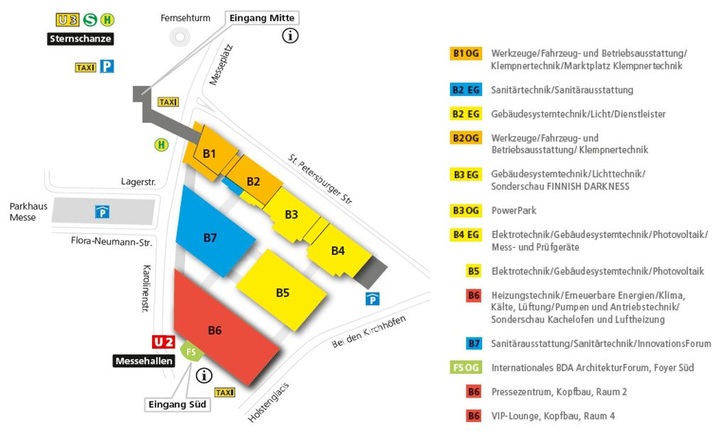 500 Aussteller werden auf der GET Nord erwartet. Erstmals dabei sind auch Firmen wie Hansa, Hansgrohe, Schell, SAM, SFA Sanibroy und Toto. In der 9000 m2 großen Sanitärhalle B7 sind noch neun Flächen frei.