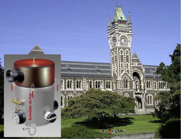 Die University Otago ließ an einem Festbrennstoffkessel den Feinstaub-filter AL-Top installieren. - © Stefan Weitemeyer - Fotolia.com
