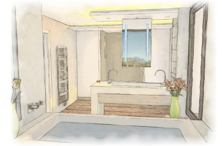 
Künstlerische Darstellung mit dem Palette-Programm.



