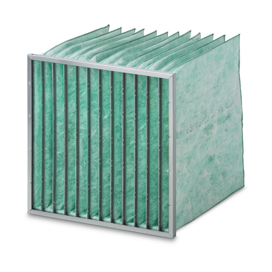 Der Taschenfilter Hi-Flo M7 50+ von Camfil hat nicht nur eine höhere Abscheiderate als vorgeschrieben, er hat auch einen niedrigen Druckabfall und dadurch ein günstiges Energie-Rating.