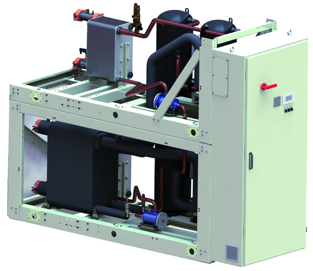 Die wassergekühlten Kaltwassersätze EWWQ-G und EWWQ-L sowie die Wasser-Wasser-Wärmepumpe EWHQ-G-SS von DAIKIN sind als Kühl- oder als Wärmepumpenversion sowie mit einem oder zwei Kältemittelkreisläufen erhältlich.