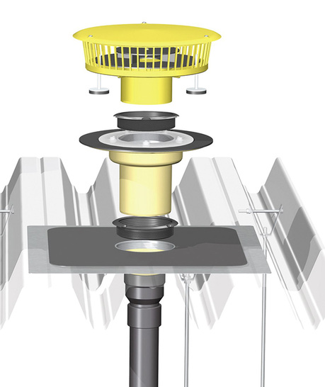 
Anstauelemente für die Notentwässerung treten in Aktion, wenn der Wasserstand bei Starkregen über den definierten Pegel steigt.
