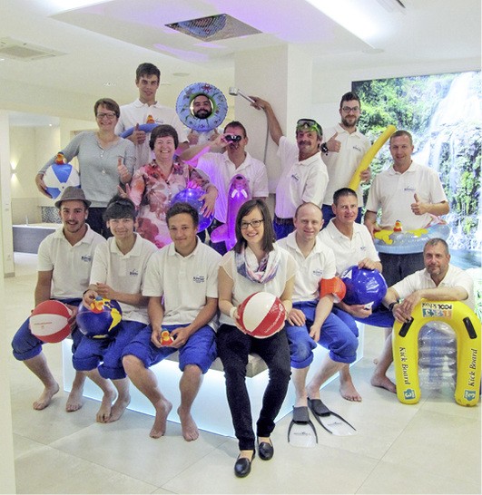 



Das Büttner-Team in Wülfershausen gab dem Tag des Bades das Prädikat „Klasse“.
