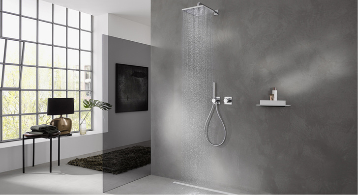 
Die IXMO-Armaturen bieten ein minimalistisches Design, Funktionen werden komprimiert integriert. 
