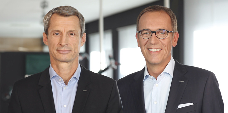 Das Metabo-Vorstandsteam mit CEO Horst W. Garbrecht (r.) und CFO Eric Oellerer bleibt an Bord.