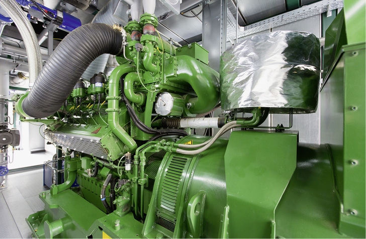 
Schwermaschinenbau: Das Portfolio von 2G Energy reicht von 20 bis 4000 kW
el
. Das Bild zeigt ein Gerät mit 600 kW
el
, wie es beim Candis-Projekt zum Einsatz kam.
