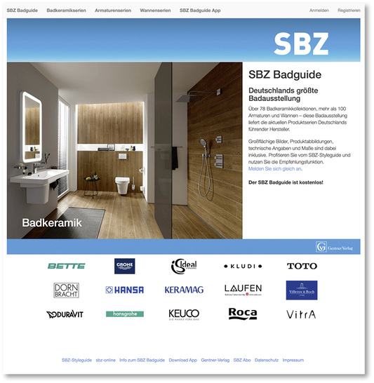 
Der SBZ-Badguide ist jetzt als Desktop-Variante für PCs und Notebooks erhältlich.
