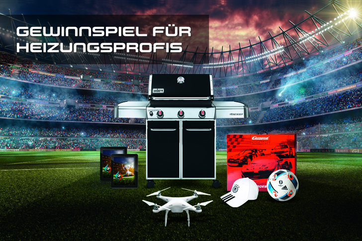 Für alle fußball- und grillbegeisterten SHK-Fachhandwerker organisiert Spirotech das “Gewinnspiel für Heizungsprofis“.