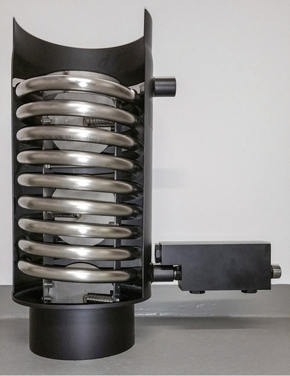 



Die Heizschlange dient gleichzeitig auch als Kühlschlange.
