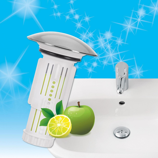 Der Abflussfee Verschlussstopfen wird einfach anstelle des herkömmlichen Stöpsels verwendet.