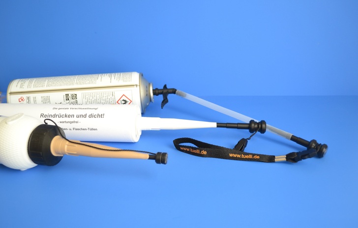 Tülli: Verschlusslösung für Kartuschen.