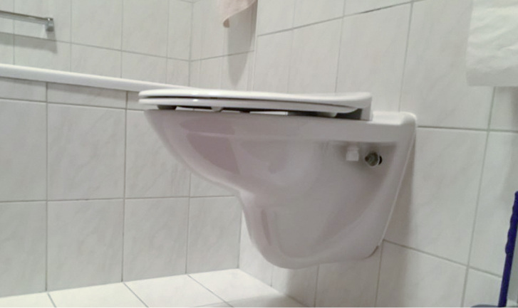 
Standardhöhe leicht überschritten?
