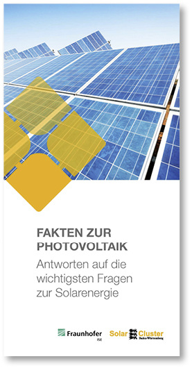 
Aktuelle Fakten zum Photovoltaik-Markt liefert eine neu aufgelegte Broschüre.



