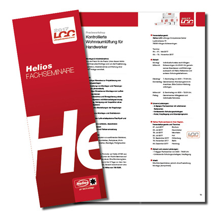 
Für 2017 hat Helios sein Schulungsprogramm erweitert.
