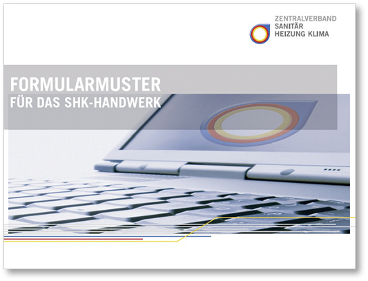 
Auf der ISH liegt am Stand des ZVSHK die gedruckte Version der neuen Formularmustermappe bereit.
