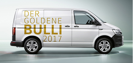 <p>
</p>

<p>
Für soziales Engagement können Handwerker den goldenen Bulli gewinnen.
</p> - © Volkswagen Nutzfahrzeuge

