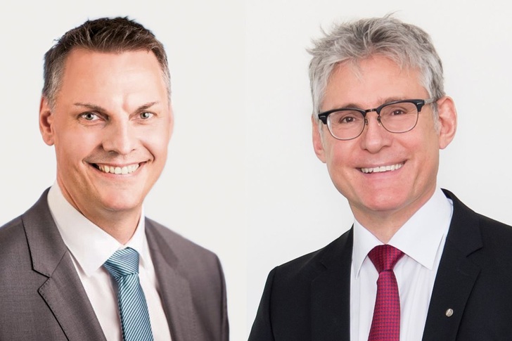 Künftiges Vorstands-Team: Sven Mischel und Harald Belzer (v.l.) - © SHK AG
