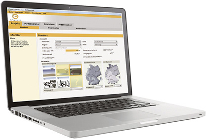 



Auslegungstool „SUNoptimo 2.0“.
