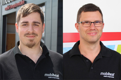 Ing. Markus (Max) Kroißl, Clemens Planitzer (v.l.n.r.) - © mobiheat
 Ing. Markus (Max) Kroißl, Clemens Planitzer (v.l.n.r.)