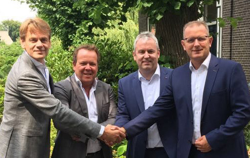 Thië Lycklama à Nijeholt, Eric van Hilst, Peter Kaltenstadler und Anne Rozema (v.l.n.r.)