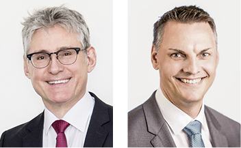 
Neue Doppelspitze der SHK AG: Harald Belzer (l.) und Sven Mischel.



