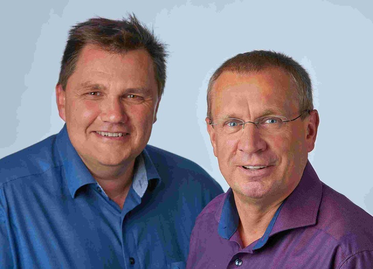 Die WWO-Geschäftsführer Mario Filippelli (li.) und Dirk Bethge