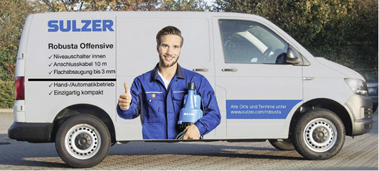 



Das Robusta-Mobil von Sulzer ist bundesweit beim SHK-Großhandel zu Gast.
