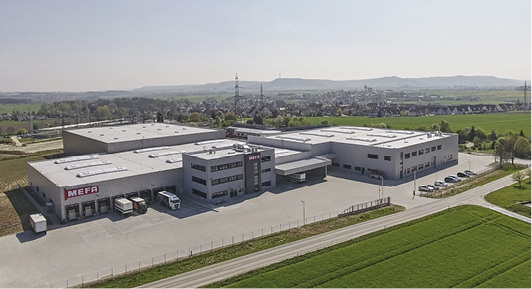 <p>
Neues Produktions- und Logistikzentrum von Mefa in Kupferzell.
</p>

<p>
</p> - © Mefa

