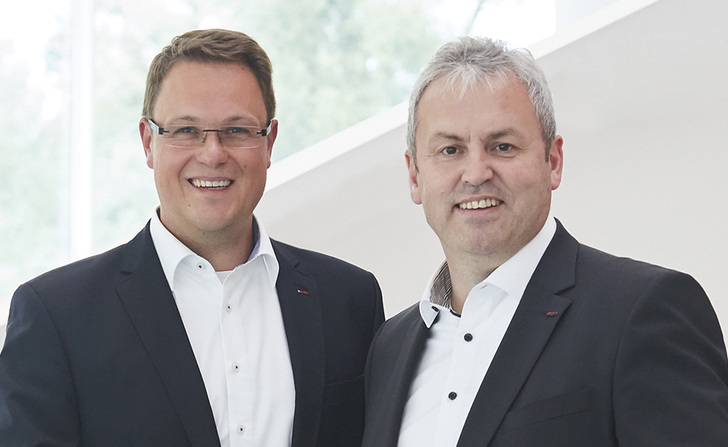 Peter Kaltenstadler, COO der AL-KO Kober SE Dr. Christian Stehle, neuer Geschäftsführer der AL-KO Therm GmbH - © AL-KO
