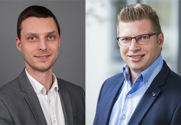 Immanuel Kubitza (li.), Frank Steinkopf