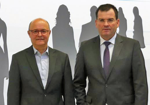 Heinz-Joachim Schönberger-Messer und Franz David (v.l.n.r)
