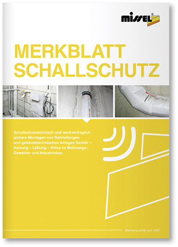 <p>
Das Merkblatt Schallschutz gibt Arbeitshilfen zu akustischen Anforderungen an Anlagen und Gebäuden.
</p>

<p>
</p> - © Kolektor Missel Insulations GmbH

