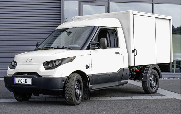 
Der Streetscooter Work ist 100 % elektrisch.



