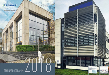 Seminarprogramm + Neues Jung Pumpen-Trainingscenter in Griesheim bei Frankfurt (re.)