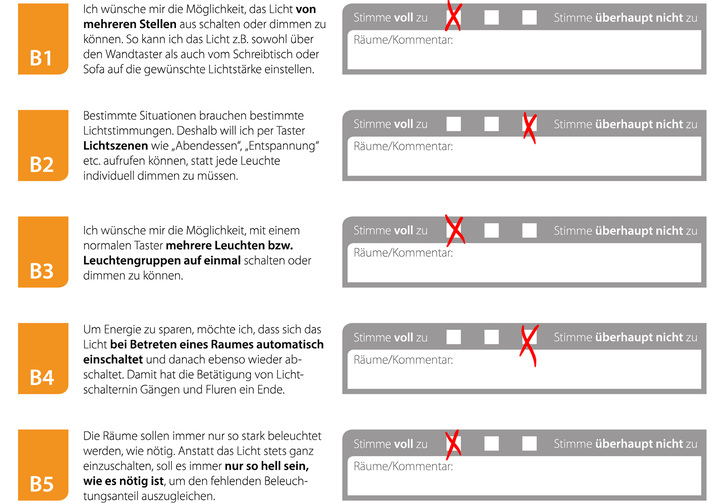 Beispiel Fragebogen