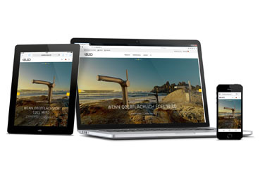 Die Keuco-Website ist für alle mobilen Geräte optimiert.