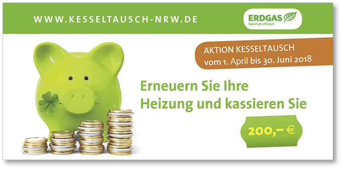<p>
</p>

<p>
Seit 1. April läuft wieder die Kampagne „Kesseltausch NRW“.
</p> - © Fachverband SHK NRW

