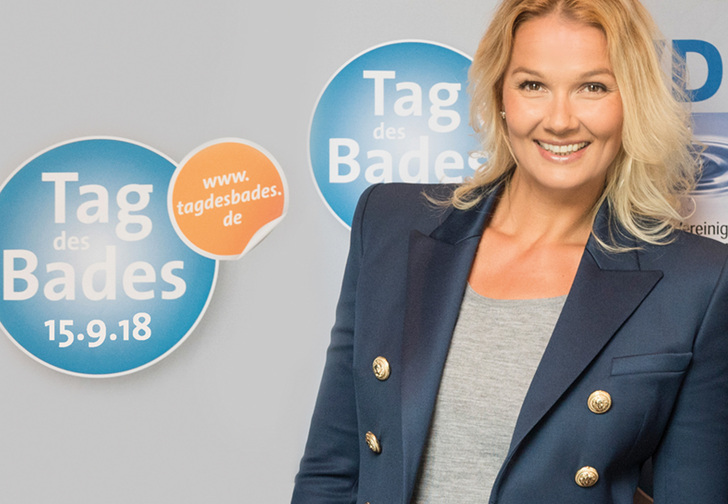 Macht sich auch in diesem Jahr für die “gemeinsame Sache“ stark: Badbotschafterin Franziska van Almsick.