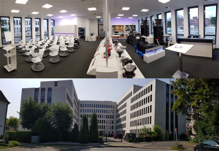 Das neue Kessel-Kundenforum am Rheinlanddamm in Dortmund.