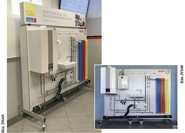 
Die rollbare Montagewand ist 2300 mm breit, 1970 mm hoch und 780 mm tief.
