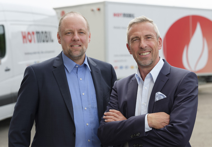 Das neue HOTMOBIL-Führungsduo: Rainer Notter (links) und Bernd Becherer (rechts) Bildquelle: Hotmobil Deutschland GmbH - © Hotmobil
