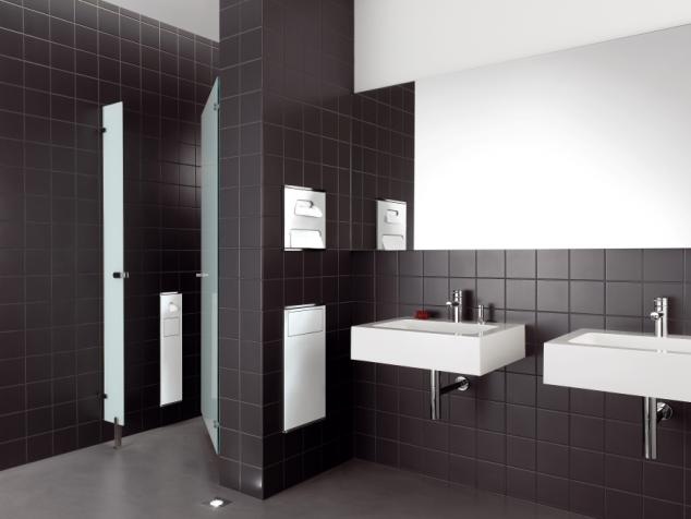 Einbauaccessoires Plan Integral: Wandeben fügen sich die Einbaumodule in die Raumarchitektur ein, zurückhaltend und unauffällig im Design.