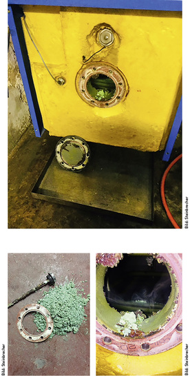 
Es wurden 2,5 kg Kalk geborgen.
