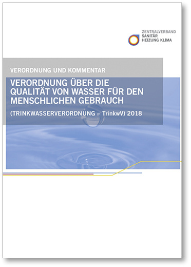 <p>
Jeder Mitgliedsbetrieb bekommt über seinen Fachverband kostenlos ein gedrucktes Exemplar der kommentierten aktuellen TrinkwV. 
</p>

<p>
</p> - © ZVSHK

