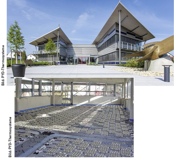 
Im Neubau der Reederei MST wurde mit dem PYD-Alu Floor Nasssystem gearbeitet.
