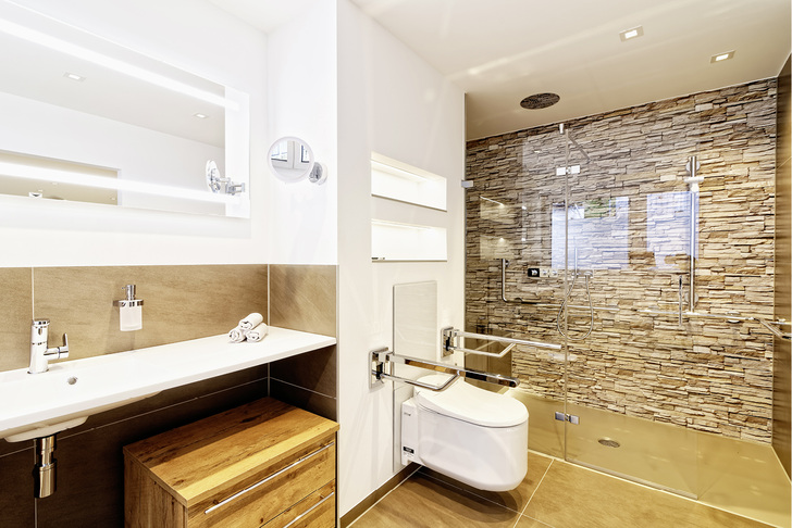 

Die Raumkonzepte zeigen Badbeispiele, die der Region angepasst und unterschiedlich in Größe und Budget ausgestaltet sind.





