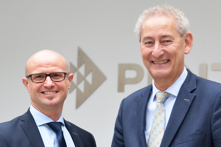 Hans-Peter Werner (rechts) und Reiner Belscheid.